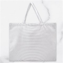 Pattern Background Monochrome Zipper Large Tote Bag