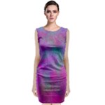 Background Texture Structure Classic Sleeveless Midi Dress
