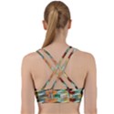 Art Design Color Pattern Creative 3d Back Weave Sports Bra View2
