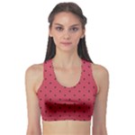 Watermelon Minimal Pattern Sports Bra