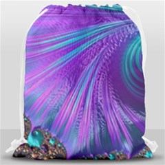 Abstract Fractal Fractal Structures Drawstring Bag (large)