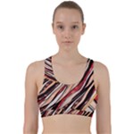 Fabric Texture Color Pattern Back Weave Sports Bra