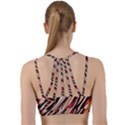 Fabric Texture Color Pattern Line Them Up Sports Bra View2