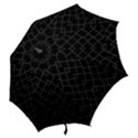 Black And White Grid Pattern Hook Handle Umbrellas (Small) View2