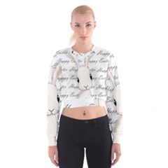 Easter Bunny  Cropped Sweatshirt