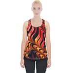 Fractal Mathematics Abstract Piece Up Tank Top