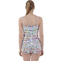 Owl Pattern Tie Front Two Piece Tankini View2