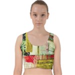 Hidden Strings Of Purity 5 Velvet Racer Back Crop Top