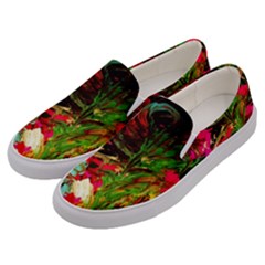 Sunset At The Footage Of Fudjiyama Men s Canvas Slip Ons