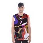 Abstract Full Colour Background Men s Basketball Tank Top