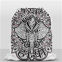 Ornate Hindu Elephant  Drawstring Bag (Small) View1