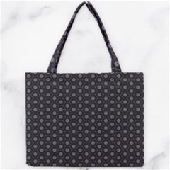 Geometric Pattern Dark Mini Tote Bag