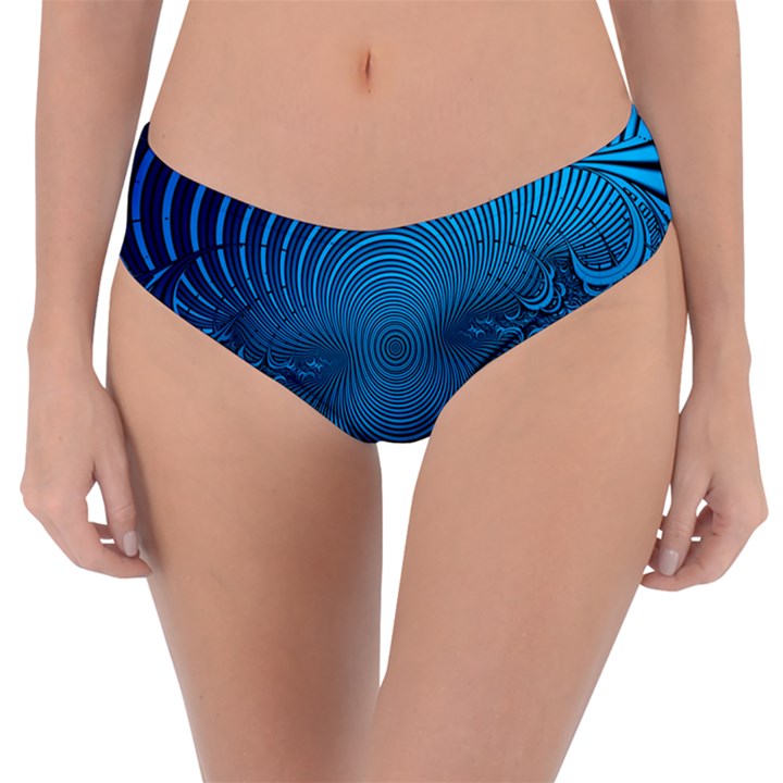 Background Brush Particles Wave Reversible Classic Bikini Bottoms