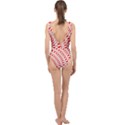 Graphics Pattern Design Abstract Center Cut Out Swimsuit View2