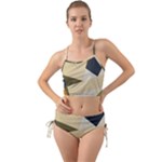 Fabric Textile Texture Abstract Mini Tank Bikini Set