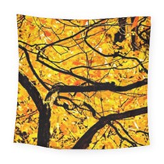 Golden Vein Square Tapestry (large)