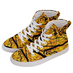 Golden Vein Men s Hi-top Skate Sneakers