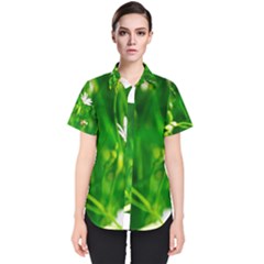 Inside The Grass Women s Short Sleeve Shirt