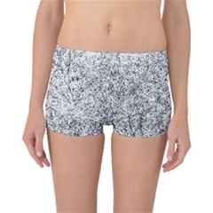 Willow Foliage Abstract Reversible Boyleg Bikini Bottoms