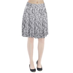 Willow Foliage Abstract Pleated Skirt
