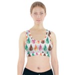 Background Colorful Abstract Sports Bra With Pocket