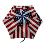 American Usa Flag Vertical Mini Folding Umbrellas