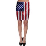 American Usa Flag Vertical Bodycon Skirt
