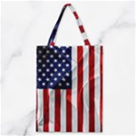 American Usa Flag Vertical Classic Tote Bag