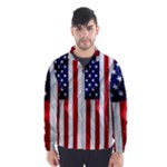 American Usa Flag Vertical Windbreaker (Men)