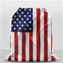 American Usa Flag Vertical Drawstring Bag (Small) View2