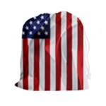 American Usa Flag Vertical Drawstring Pouches (XXL)