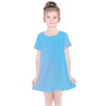 Background Graphics Lines Wave Kids  Simple Cotton Dress