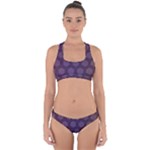Hexagon Grid Geometric Hexagonal Cross Back Hipster Bikini Set