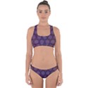 Hexagon Grid Geometric Hexagonal Cross Back Hipster Bikini Set View1