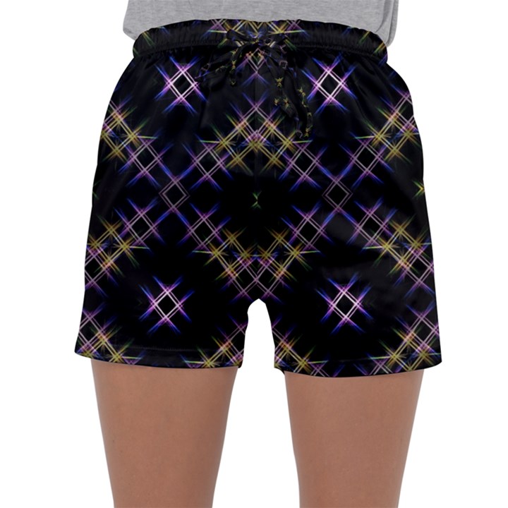 Seamless Background Abstract Vector Sleepwear Shorts