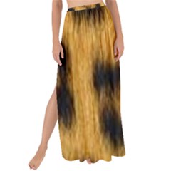 Leopard Print Maxi Chiffon Tie-up Sarong