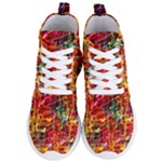 Random Colored Light Swirls Women s Lightweight High Top Sneakers