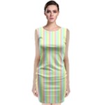 Pattern Background Texture Classic Sleeveless Midi Dress