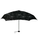 Pattern Spiderweb Halloween Gothic on black background Mini Folding Umbrellas View3