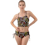 Squares Colorful Texture Modern Art Mini Tank Bikini Set