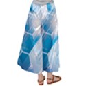 Hexagon Euclidean Vector Gradient Del  Blue Color Science And Technology Satin Palazzo Pants View2