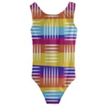 Art Background Abstract Kids  Cut-Out Back One Piece Swimsuit