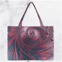 Fractal Artwork Digital Pattern Zipper Medium Tote Bag View1