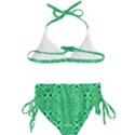 Triangle Background Pattern Kids  Classic Bikini Set View2