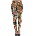 Abstract Background Pattern Art Lightweight Velour Leggings View1