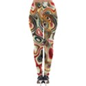 Abstract Background Pattern Art Lightweight Velour Leggings View2
