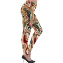 Abstract Background Pattern Art Lightweight Velour Leggings View4