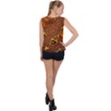 Fractal Julia Mandelbrot Art Bubble Hem Chiffon Tank Top View2