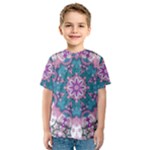 Mandala Pattern Abstract Kids  Sport Mesh Tee