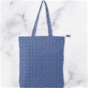 Background  Geometric Pattern Double Zip Up Tote Bag View1
